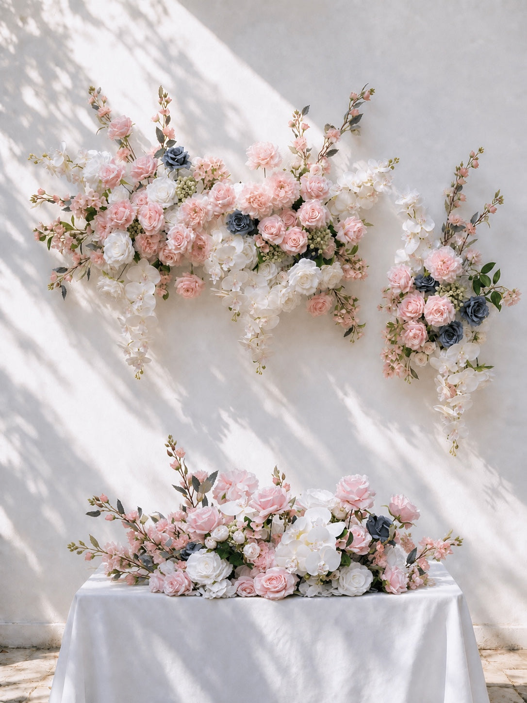 Mistral 2026 New Design White Pink Hanging Floral Arrangement | Shipping Included