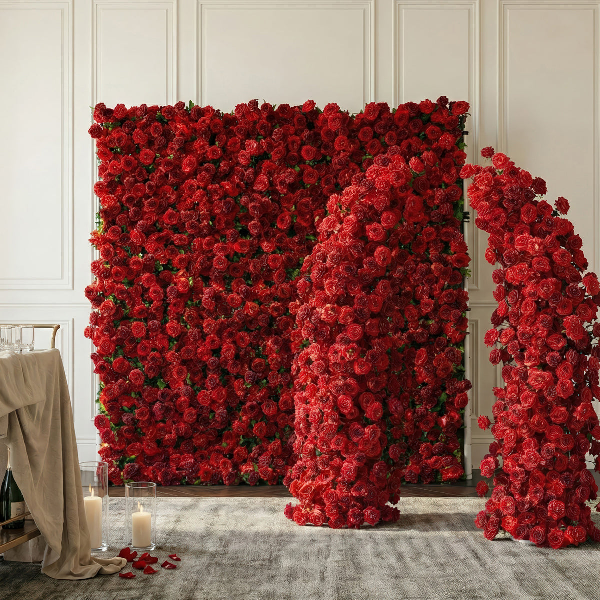 Valentine’s Special | The Luna Package of Dreamy Flower Wall & Arch for the Perfect Proposal&Wedding | Shipping Included