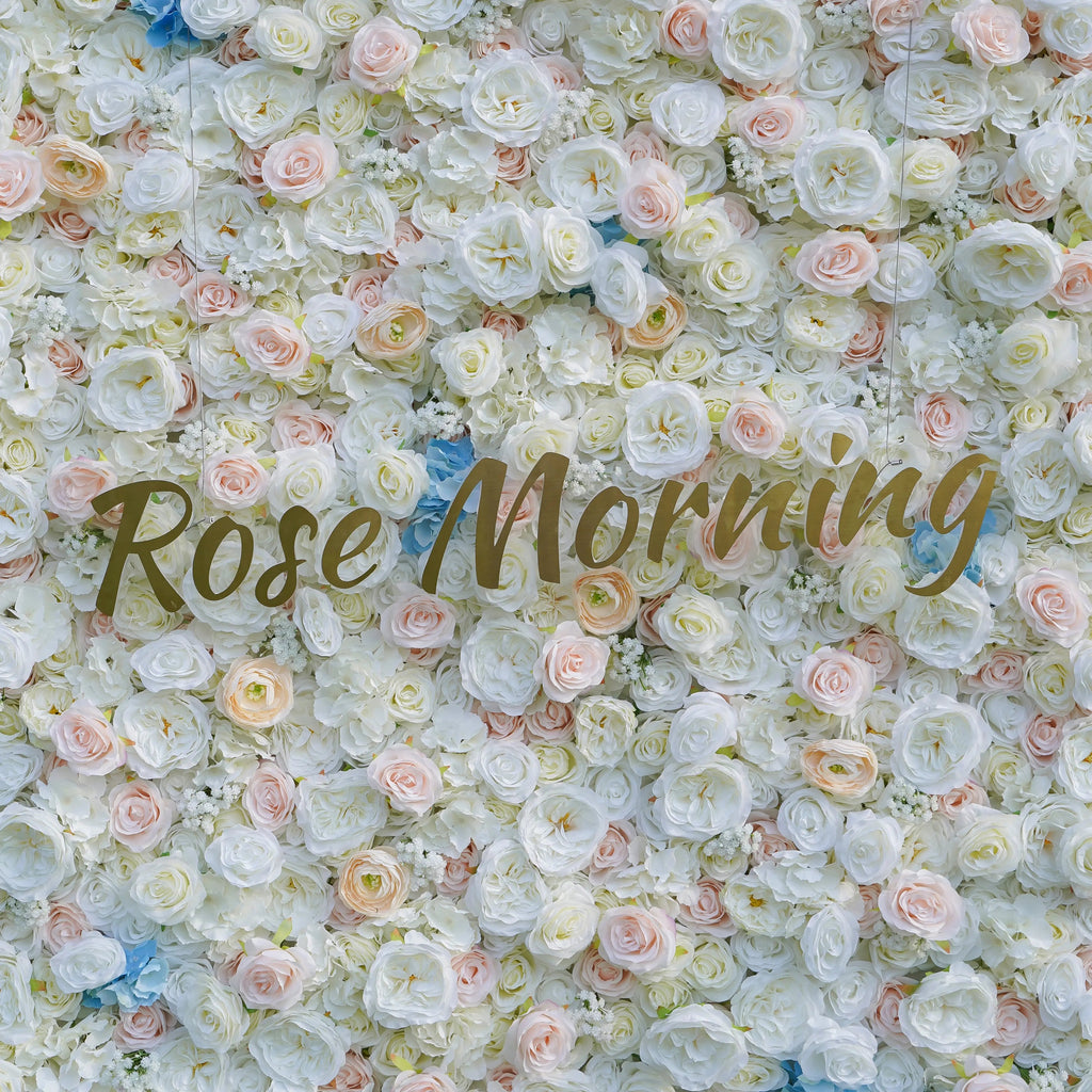 Adele | 5D Event-Ready Artificial Floral Wall Backdrop, Roll-Up Fabric | Shipping Included