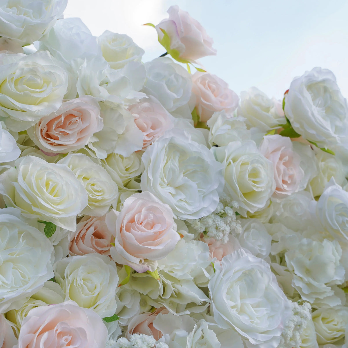 Adele | 5D Event-Ready Artificial Floral Wall Backdrop, Roll-Up Fabric | Shipping Included