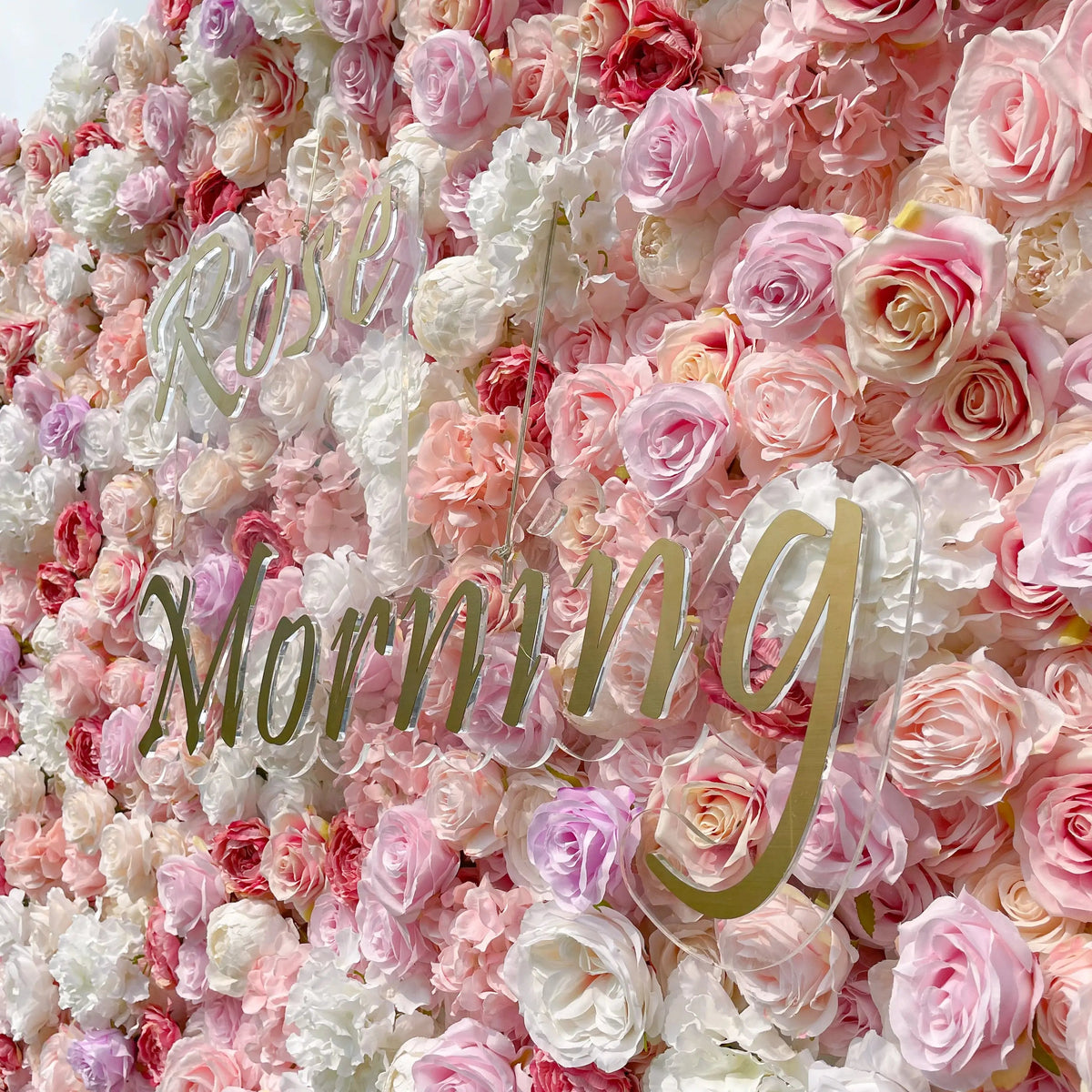 Allan | 5D Event-Ready Artificial Floral Wall Backdrop, Roll-Up Fabric | Shipping Included