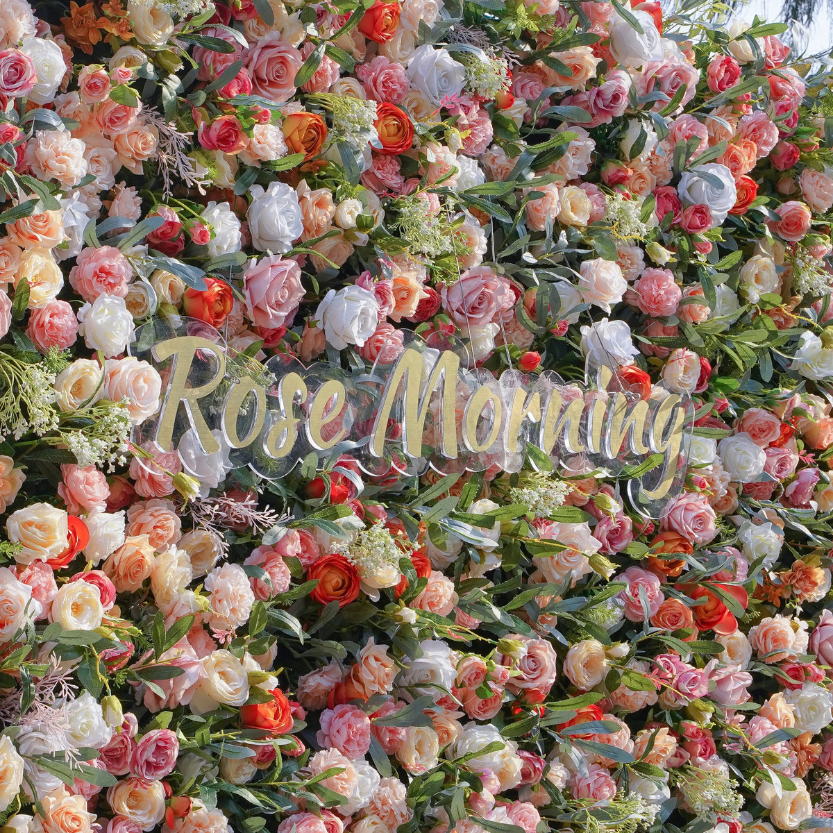Amanda | 5D Event-Ready Artificial Floral Wall Backdrop, Roll-Up Fabric | Shipping Included