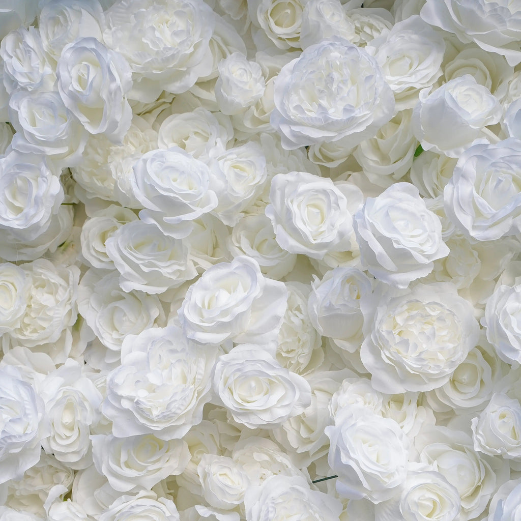 Angel | 5D Event-Ready Artificial Floral Wall Backdrop, Roll-Up Fabric (Ready to Ship) | Shipping Included