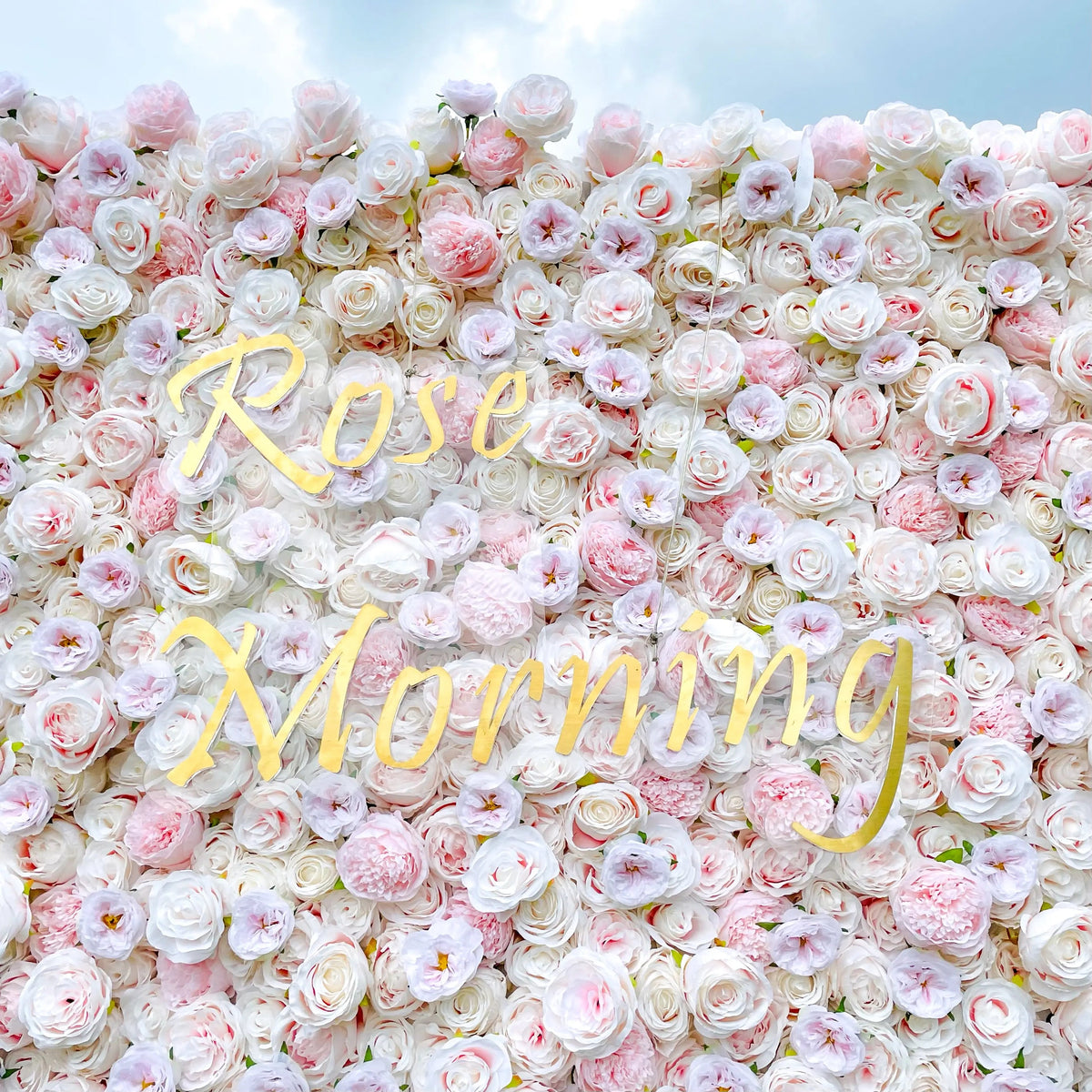 Baby | 4D Event-Ready Artificial Floral Wall Backdrop, Roll-Up Fabric | Shipping Included