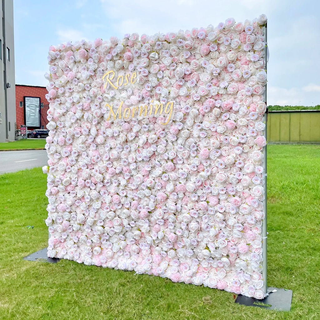 Baby | 4D Event-Ready Artificial Floral Wall Backdrop, Roll-Up Fabric | Shipping Included