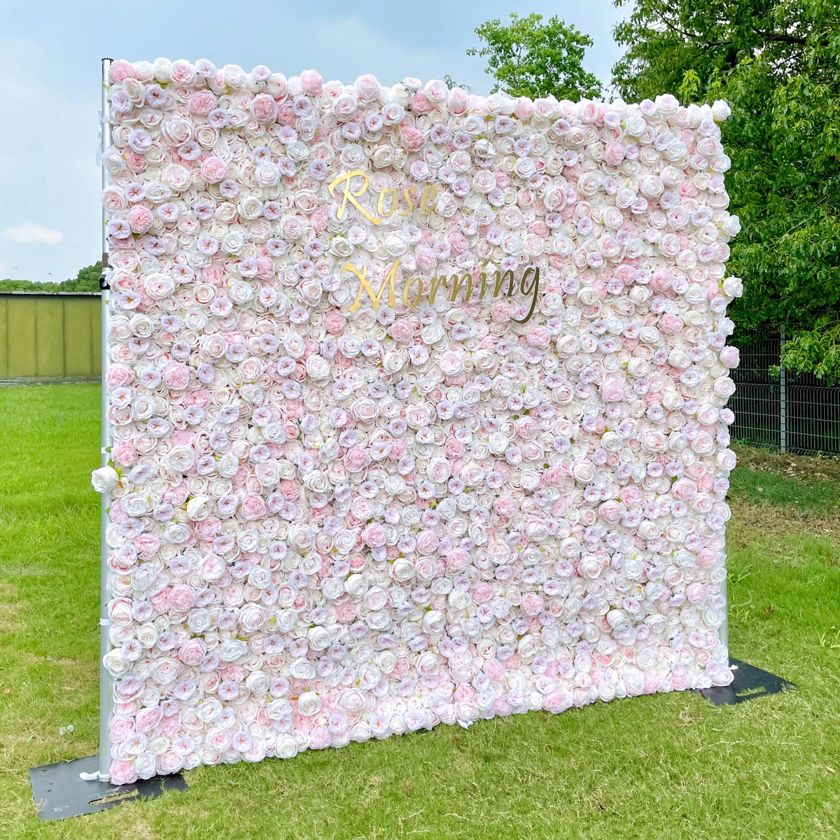 Baby | 4D Event-Ready Artificial Floral Wall Backdrop, Roll-Up Fabric | Shipping Included