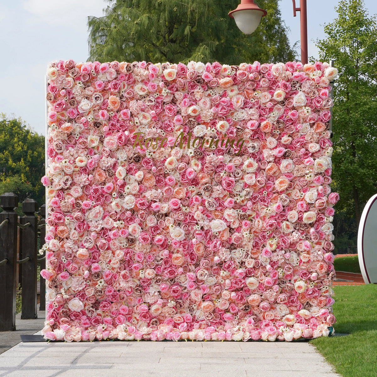 Barbie | 5D Event-Ready Artificial Floral Wall Backdrop, Roll-Up Fabric | Shipping Included