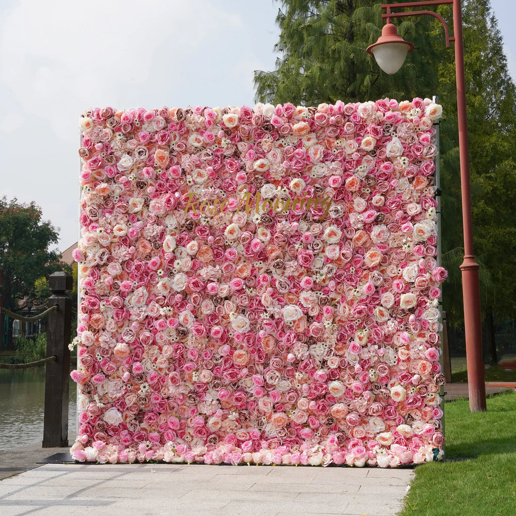 Barbie | 5D Event-Ready Artificial Floral Wall Backdrop, Roll-Up Fabric | Shipping Included
