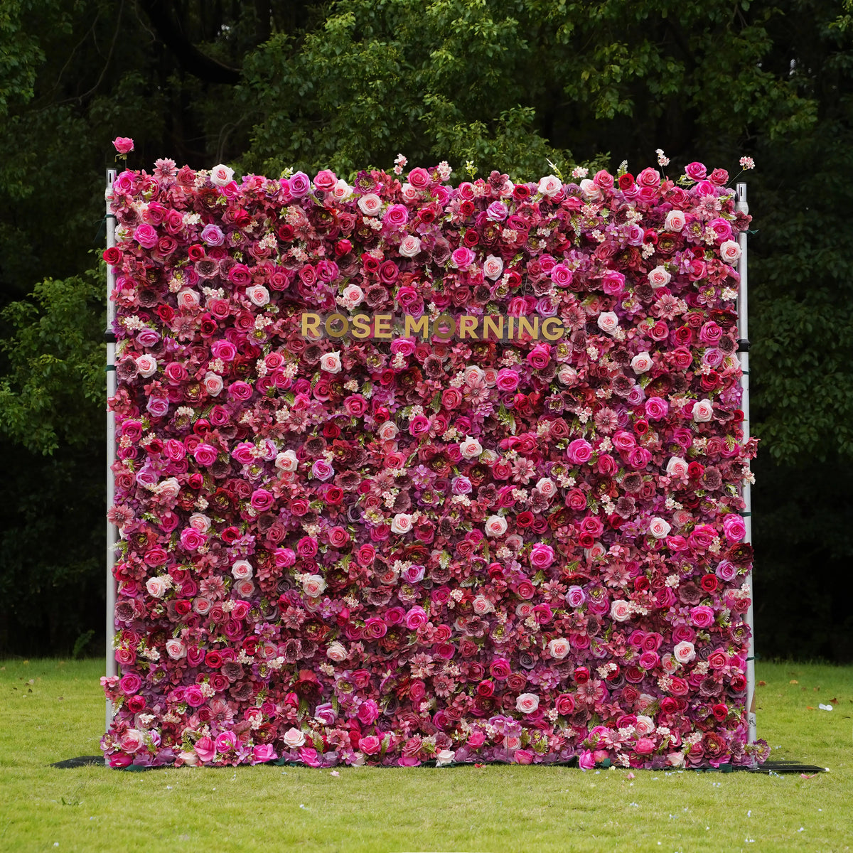 Blossom | 7D Event-Ready Artificial Floral Wall Backdrop, Roll-Up Fabric | Shipping Included