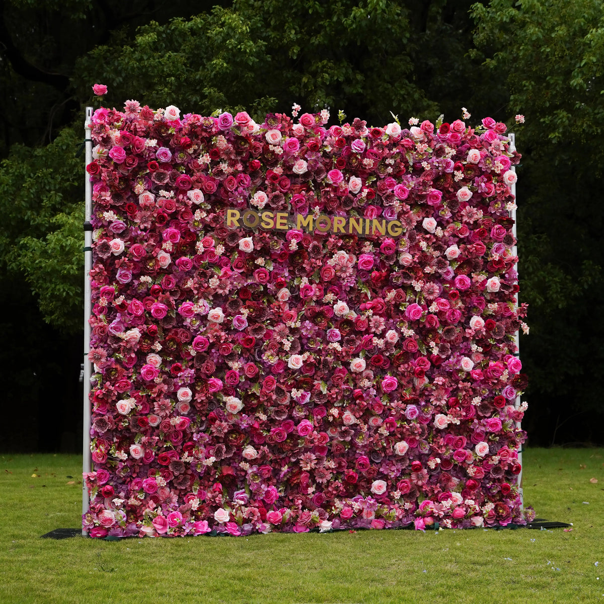 Blossom | 7D Event-Ready Artificial Floral Wall Backdrop, Roll-Up Fabric | Shipping Included