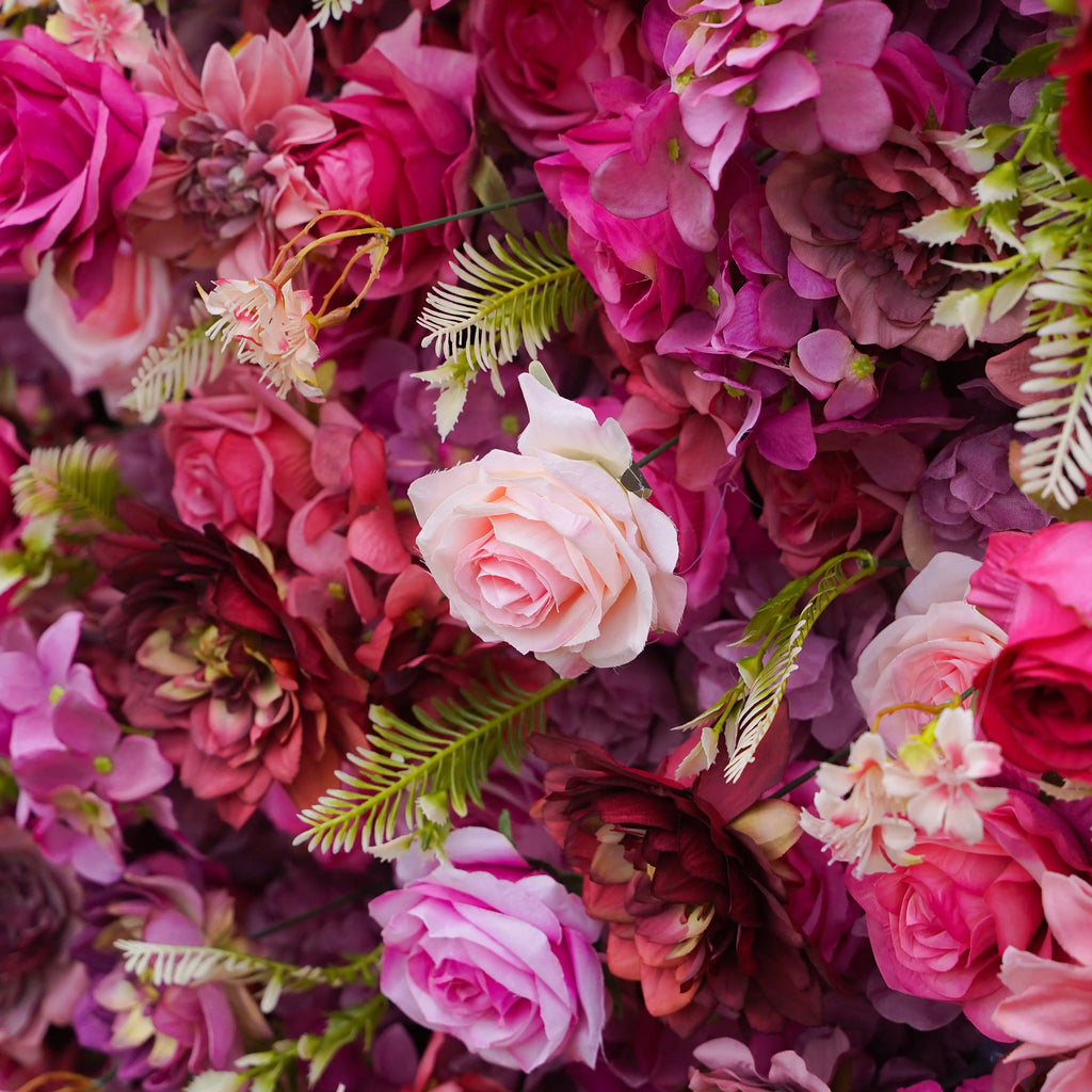 Blossom | 7D Event-Ready Artificial Floral Wall Backdrop, Roll-Up Fabric | Shipping Included
