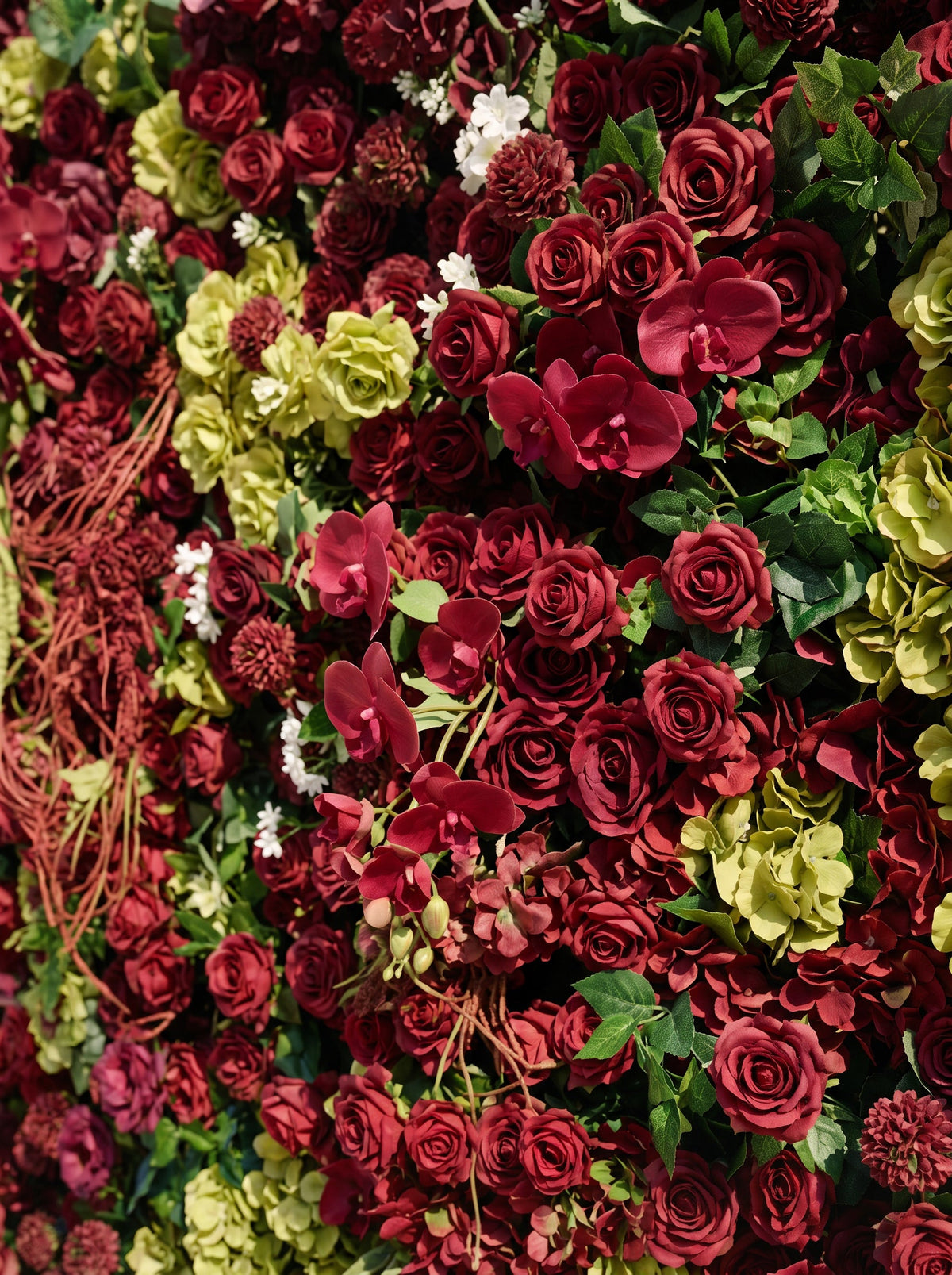 Brilena | 5D Event-Ready Artificial Floral Wall Backdrop, Roll-Up Fabric | Shipping Included