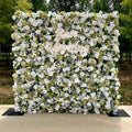 Calla | 5D Garden Series Event-Ready Artificial Floral Wall Backdrop, Roll-Up Fabric | Shipping Included