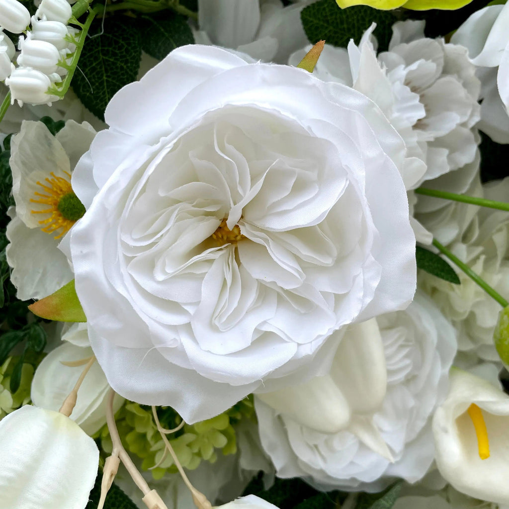 Calla | 5D Garden Series Event-Ready Artificial Floral Wall Backdrop, Roll-Up Fabric | Shipping Included