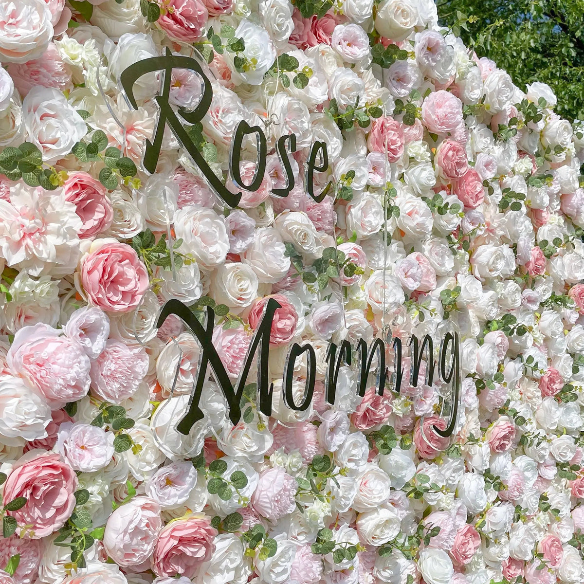 Catherine | 4D Event-Ready Artificial Floral Wall Backdrop, Roll-Up Fabric | Shipping Included