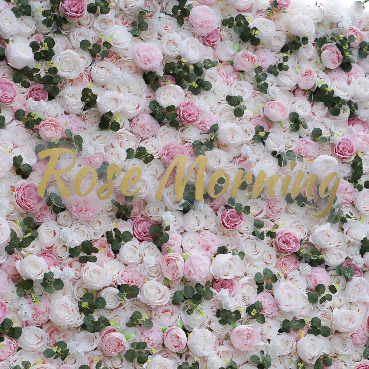 Cathy | 4D Event-Ready Artificial Floral Wall Backdrop, Roll-Up Fabric | Shipping Included