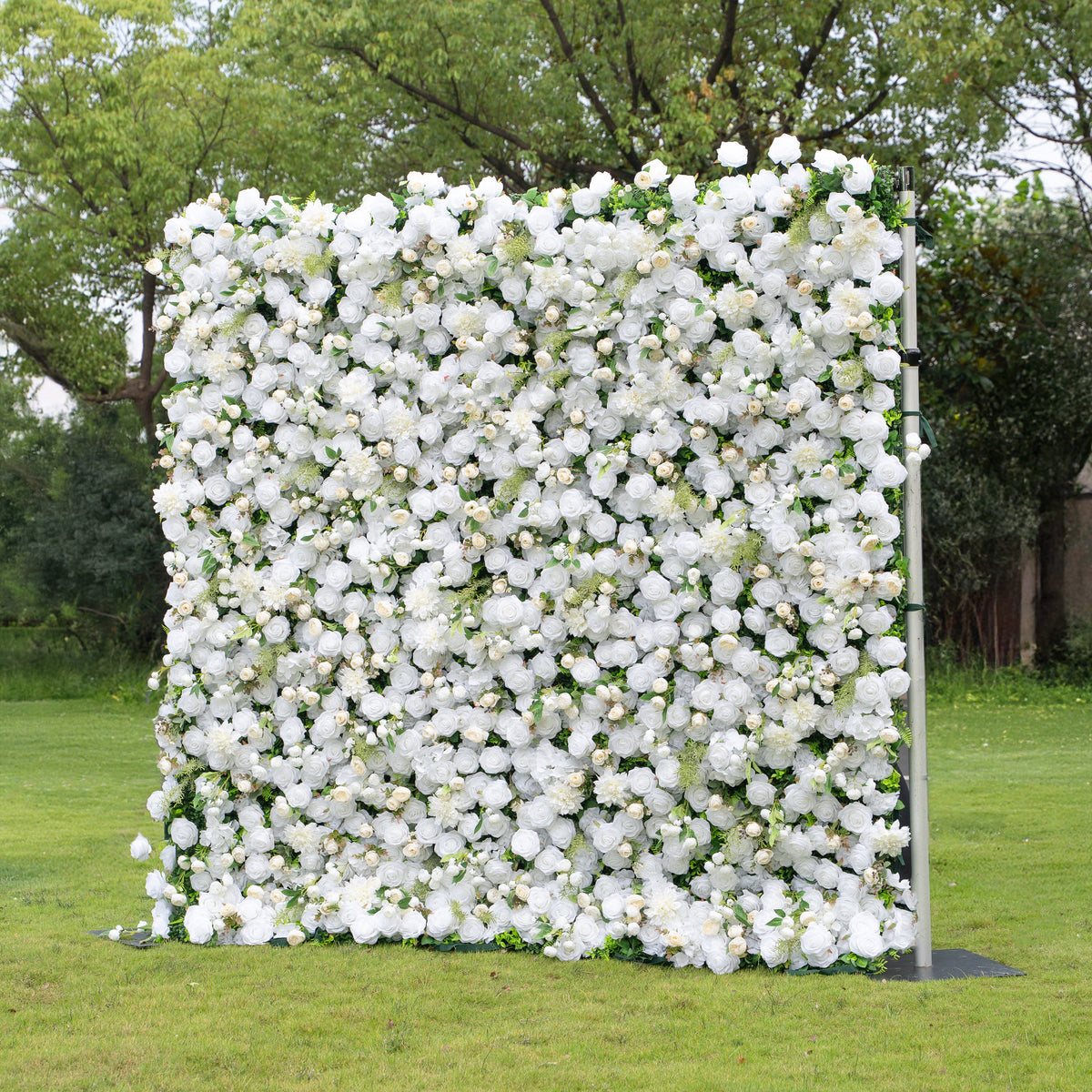 Celestia | 3D Event-Ready Artificial Floral Wall Backdrop, Roll-Up Fabric | Shipping Included