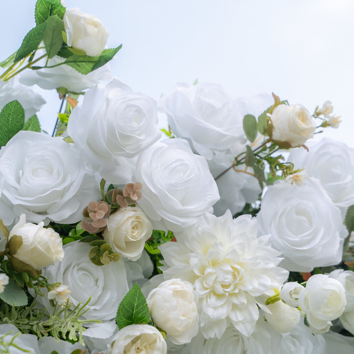 Celestia | 3D Event-Ready Artificial Floral Wall Backdrop, Roll-Up Fabric | Shipping Included