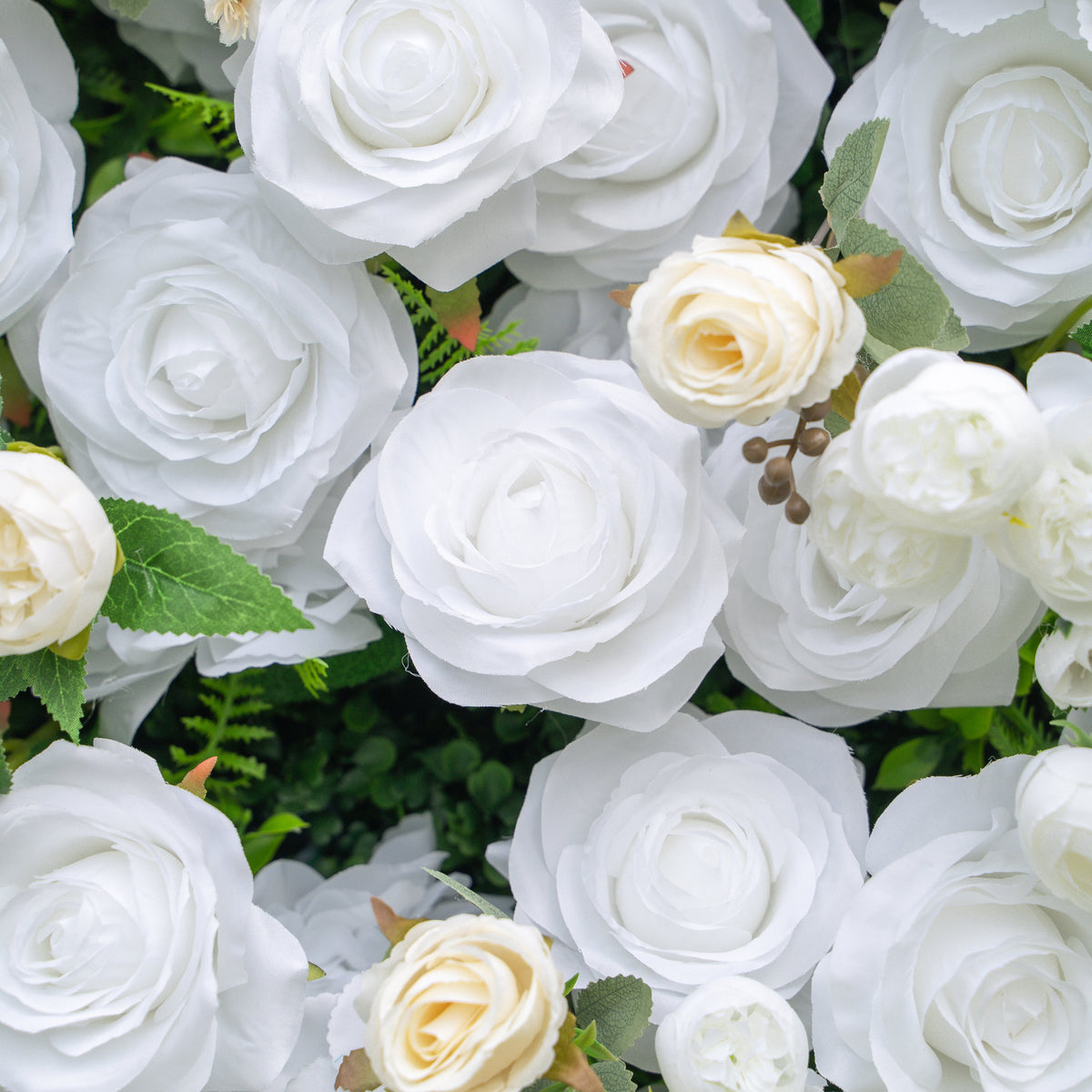 Celestia | 3D Event-Ready Artificial Floral Wall Backdrop, Roll-Up Fabric | Shipping Included