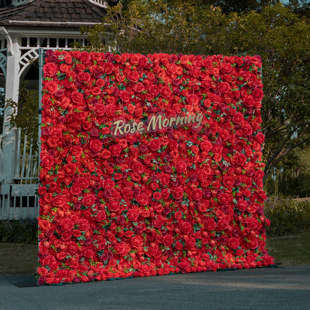Cella | 4D Event-Ready Artificial Floral Wall Backdrop, Roll-Up Fabric | Shipping Included