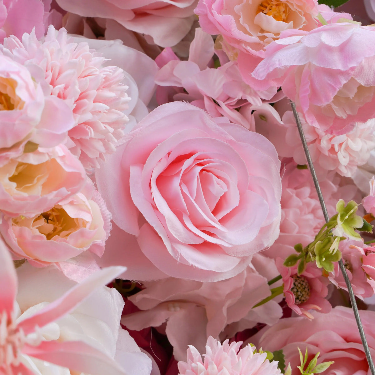 CiCi | 5D Fabric Artificial Flower Wall Rolling Up Curtain Flower Wall (Ready to Ship) | Shipping Included