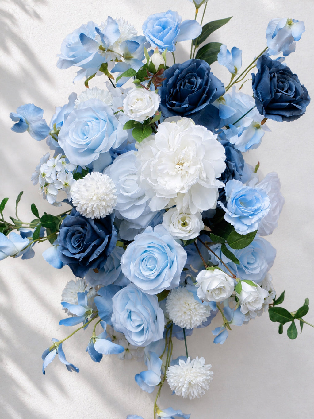 Cirrus 2026 New Design White Blue Hanging Floral Arrangement | Shipping Included