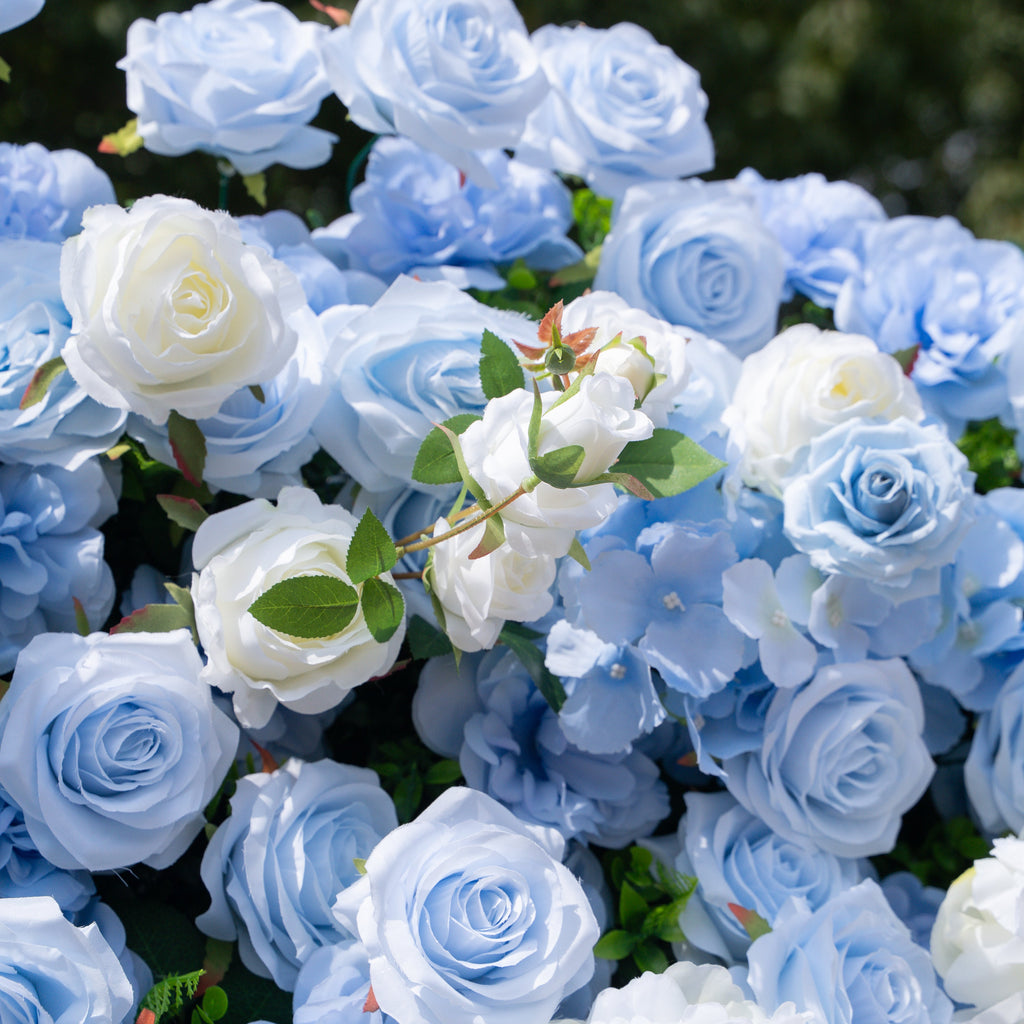 Clarissa | 3D Event-Ready Artificial Floral Wall Backdrop, Roll-Up Fabric | Shipping Included