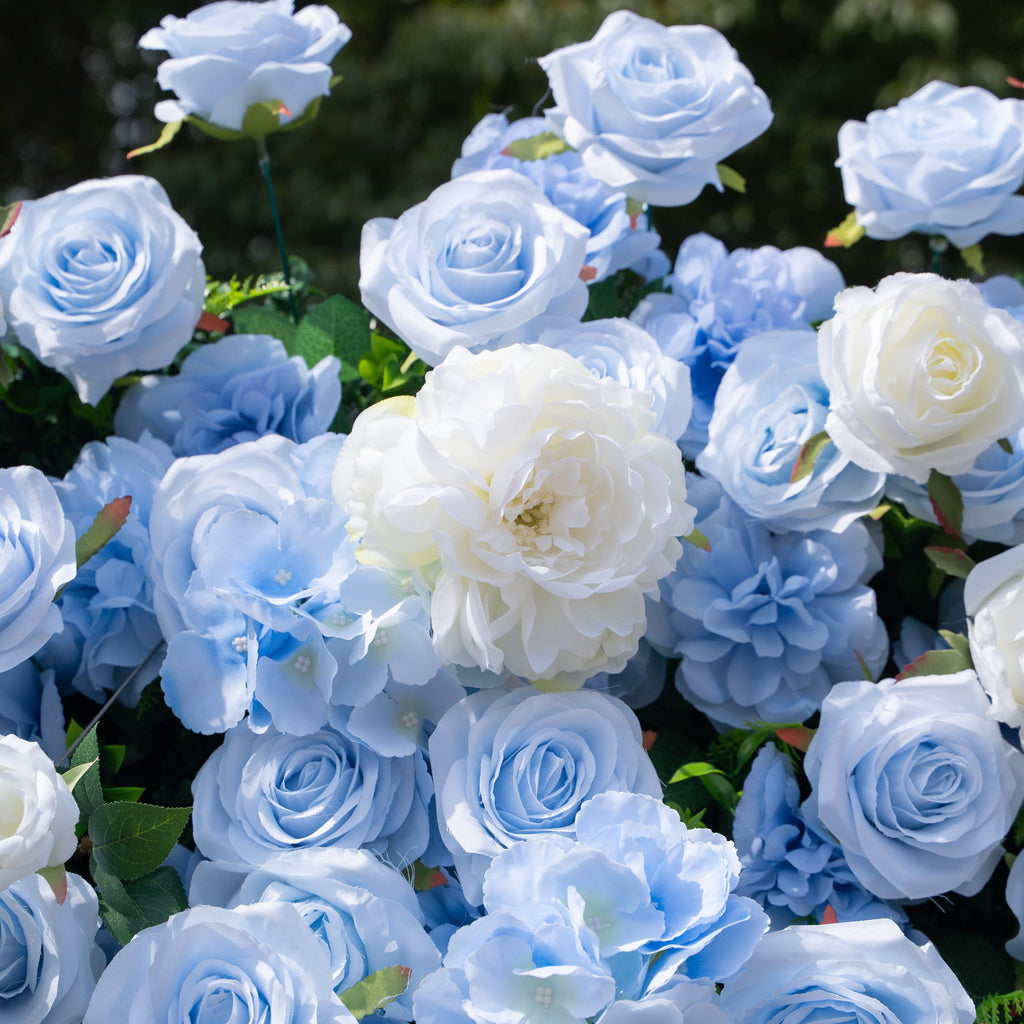 Clarissa | 3D Event-Ready Artificial Floral Wall Backdrop, Roll-Up Fabric | Shipping Included