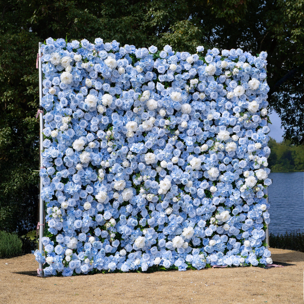 Clarissa | 3D Event-Ready Artificial Floral Wall Backdrop, Roll-Up Fabric | Shipping Included