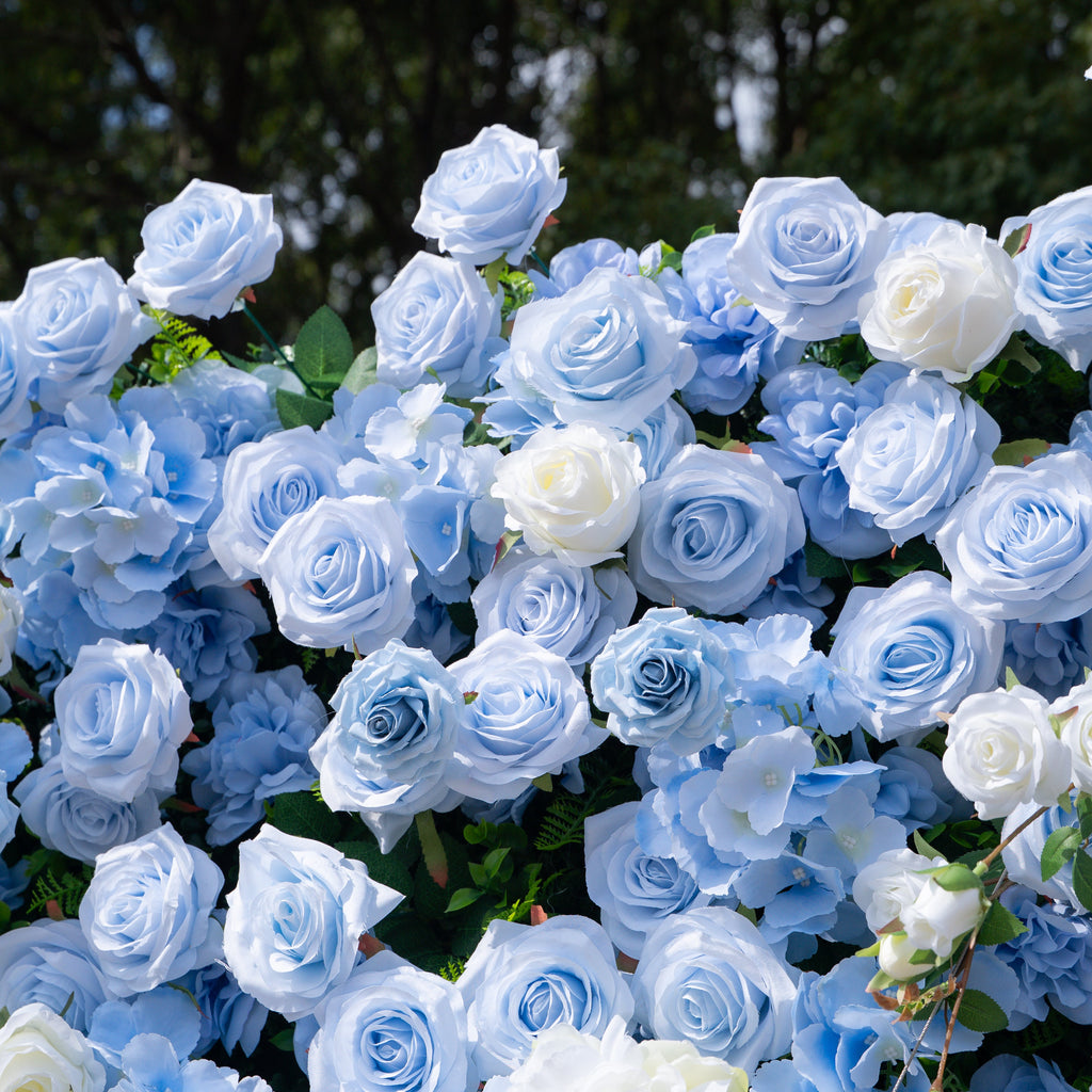 Clarissa | 3D Event-Ready Artificial Floral Wall Backdrop, Roll-Up Fabric | Shipping Included