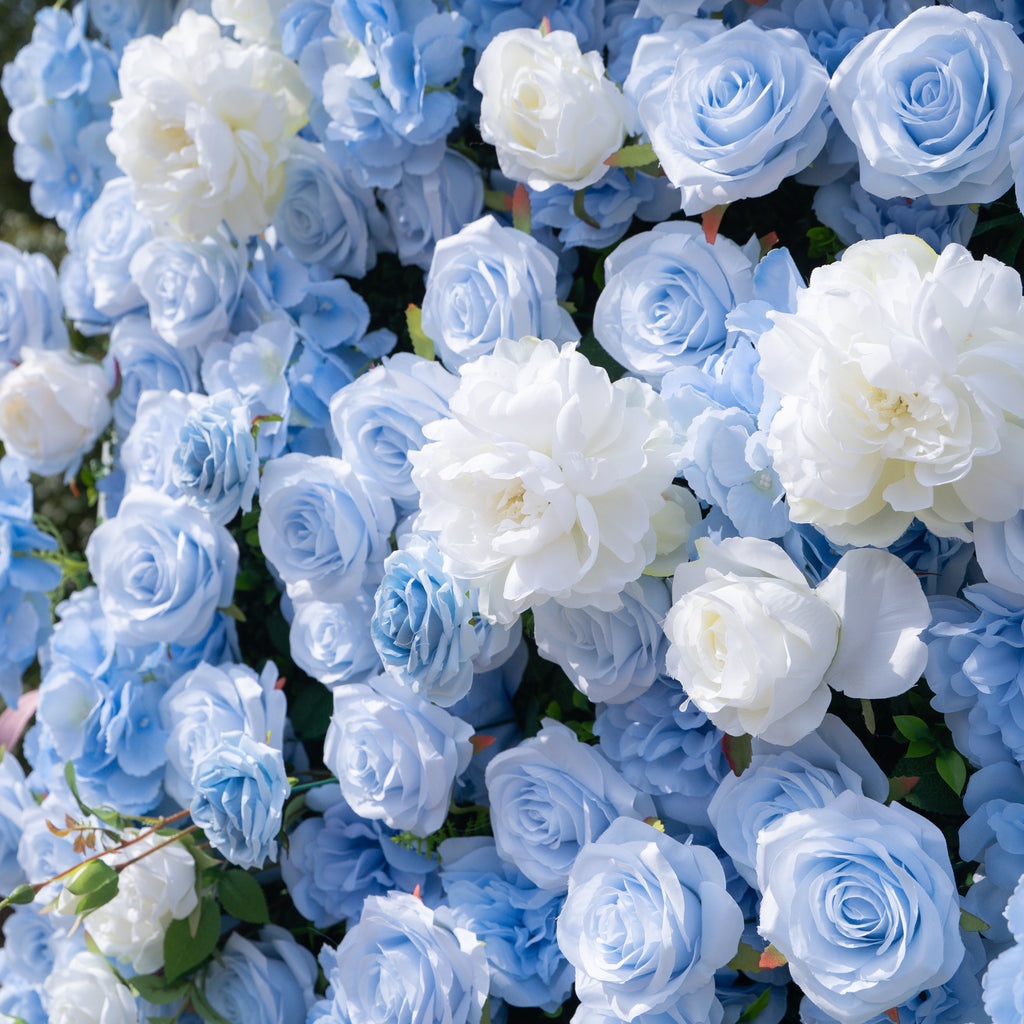 Clarissa | 3D Event-Ready Artificial Floral Wall Backdrop, Roll-Up Fabric | Shipping Included