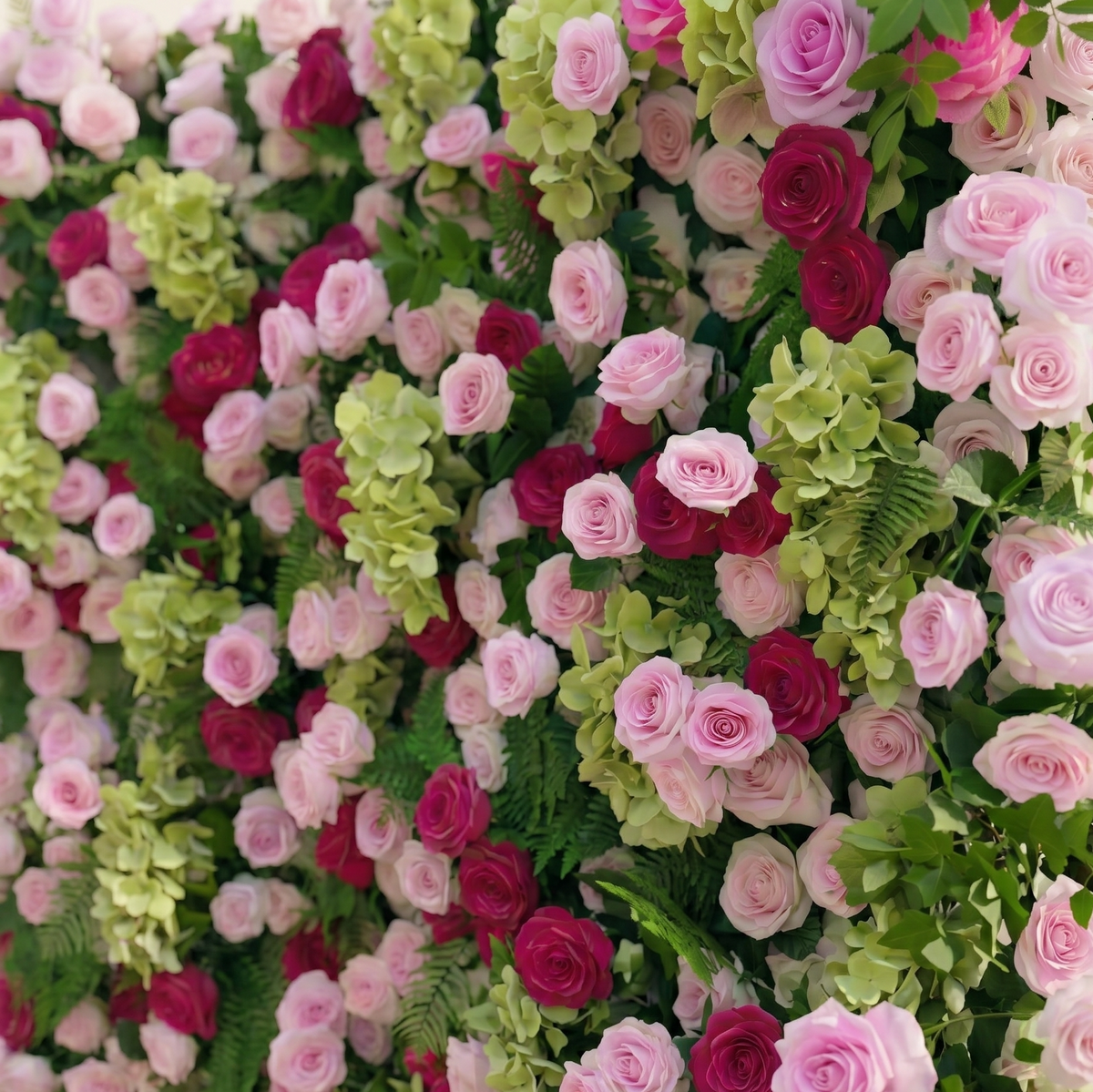 Cloravia | Premium 5D Dusty Rose & Lavender Silk Event-Ready Floral Wall Backdrop for Romantic Vintage Events | Shipping Included