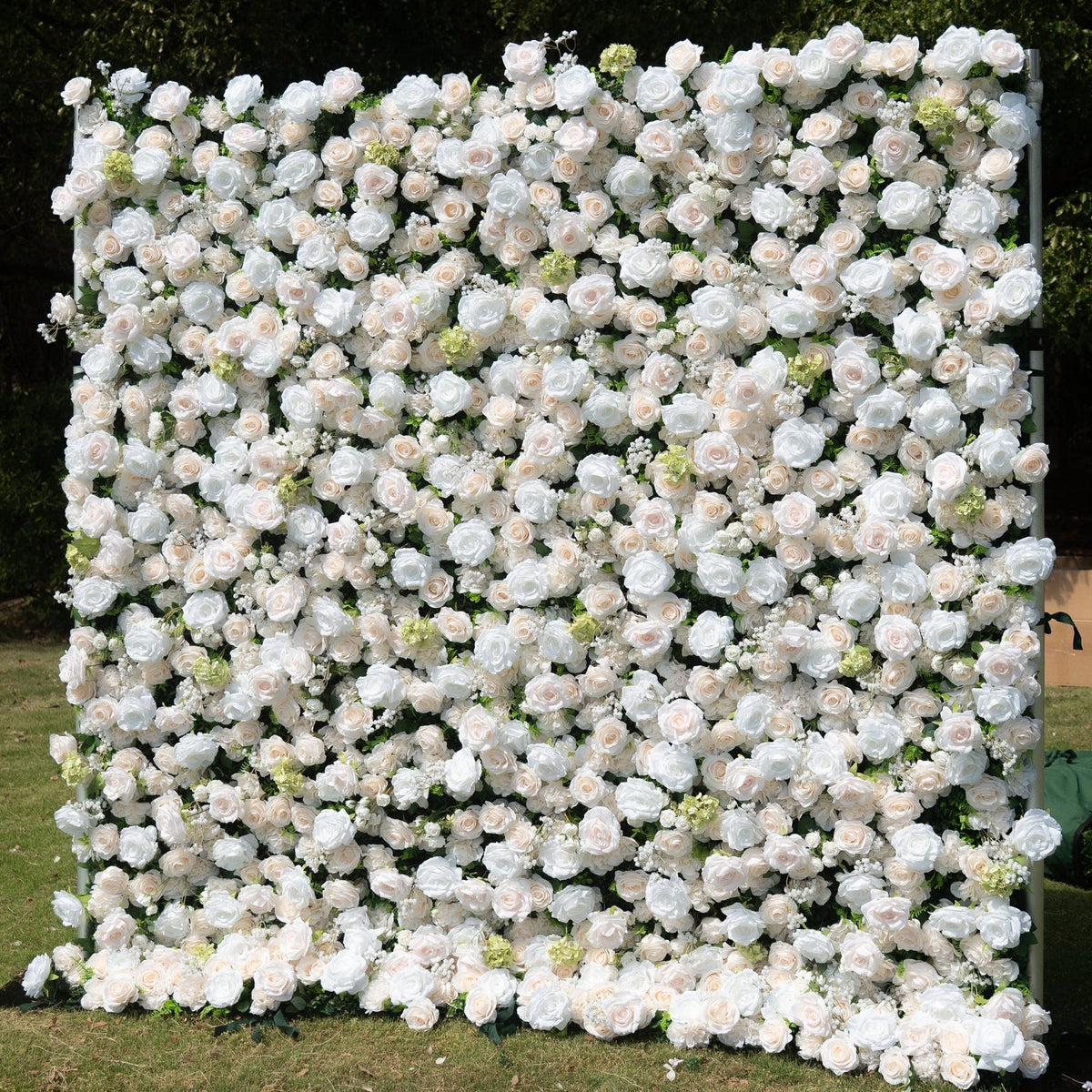 Avelora | 4D Event-Ready Artificial Floral Wall Backdrop, Roll-Up Fabric | Shipping Included