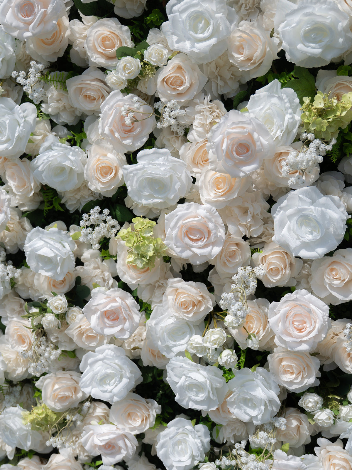 Avelora | 4D Event-Ready Artificial Floral Wall Backdrop, Roll-Up Fabric | Shipping Included