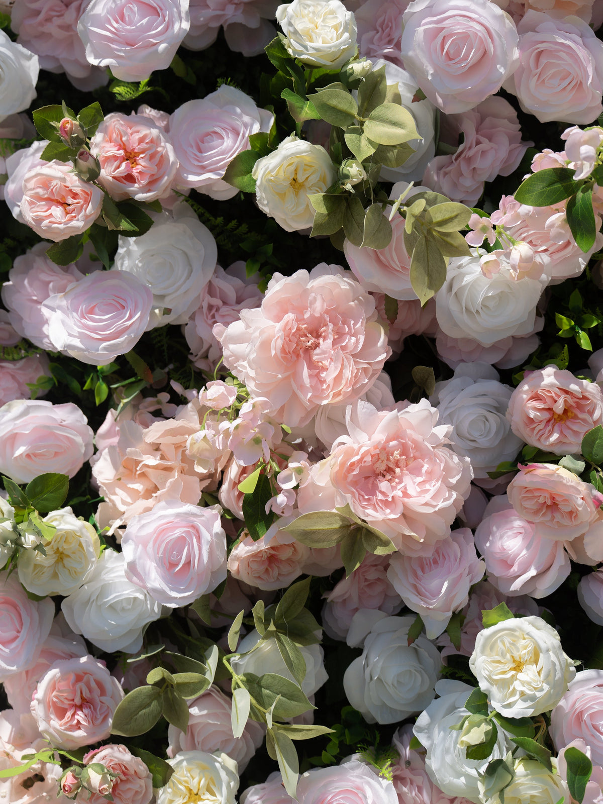 Calivelle | 5D Event-Ready Artificial Floral Wall Backdrop, Roll-Up Fabric | Shipping Included