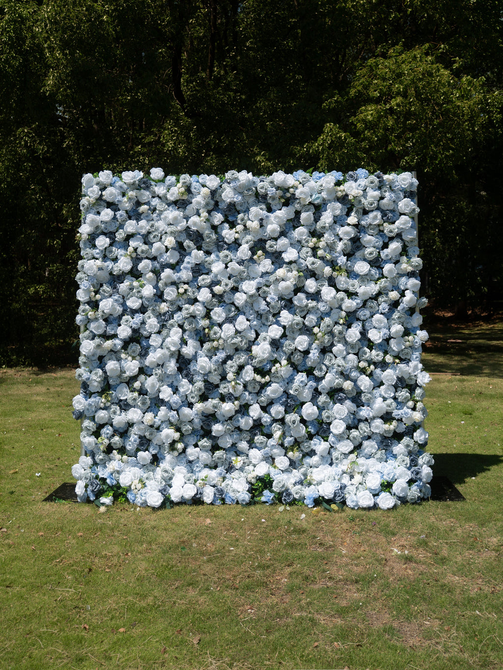 Elarielle | 4D Event-Ready Artificial Floral Wall Backdrop, Roll-Up Fabric | Shipping Included