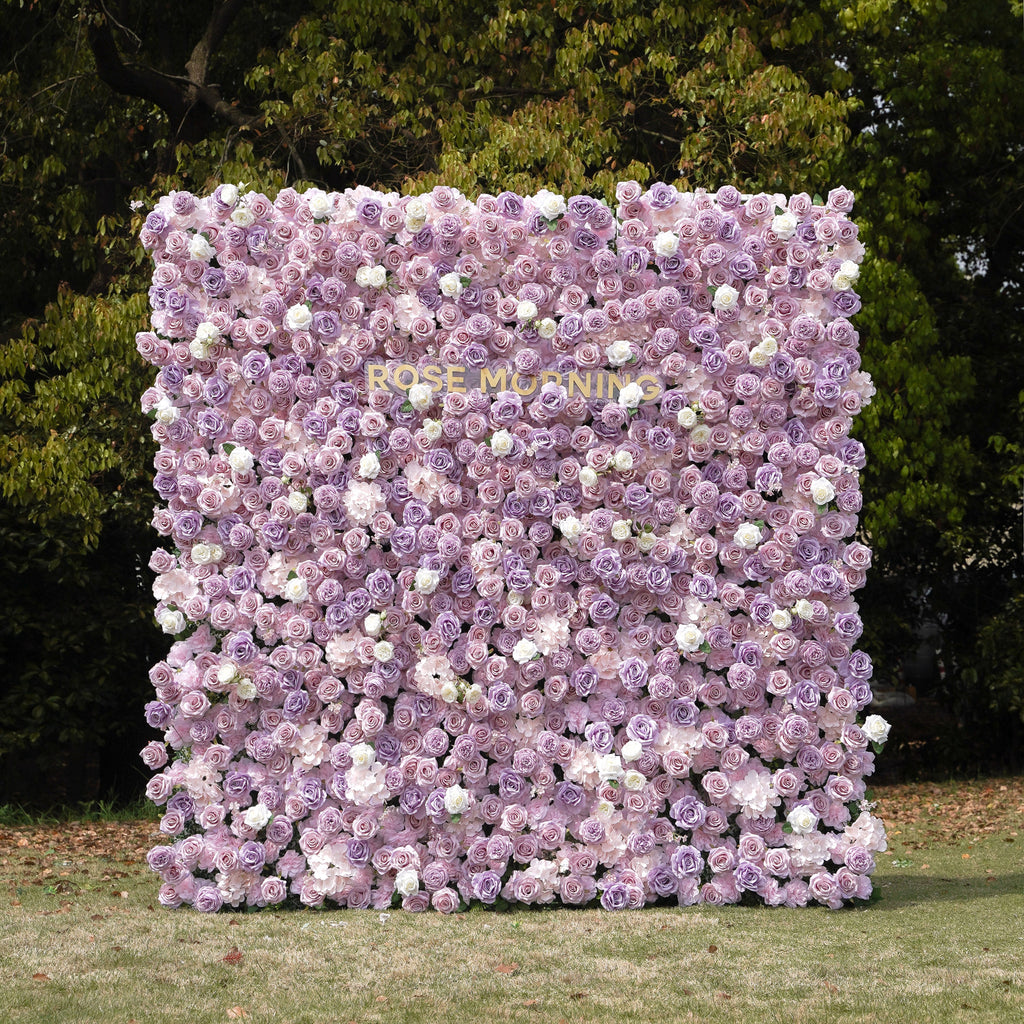 Alina | 5D Event-Ready Artificial Floral Wall Backdrop, Roll-Up Fabric | Shipping Included