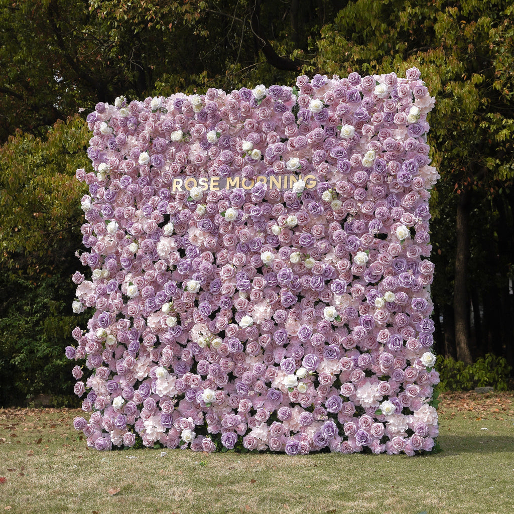 Alina | 5D Event-Ready Artificial Floral Wall Backdrop, Roll-Up Fabric | Shipping Included