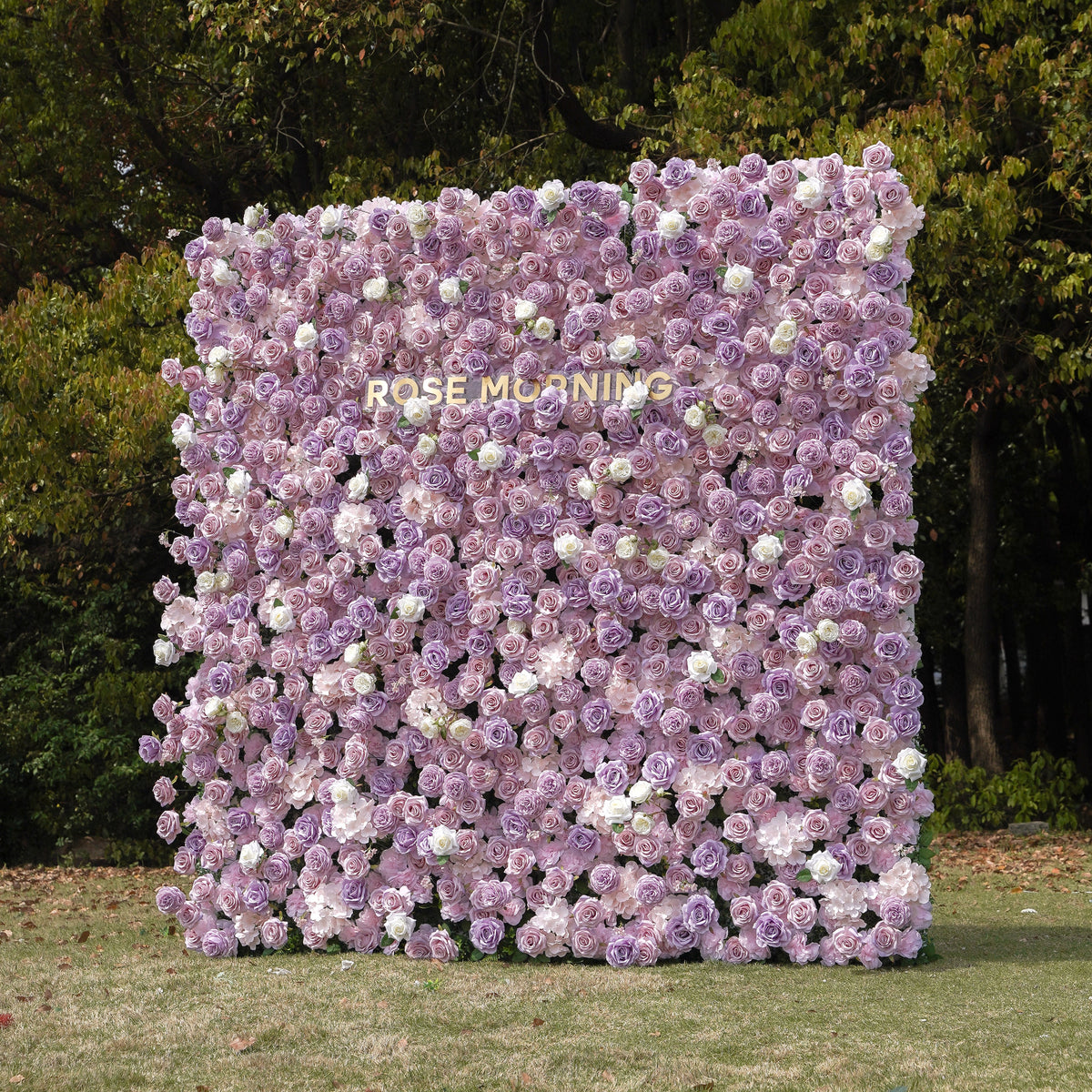 Alina | 5D Event-Ready Artificial Floral Wall Backdrop, Roll-Up Fabric | Shipping Included