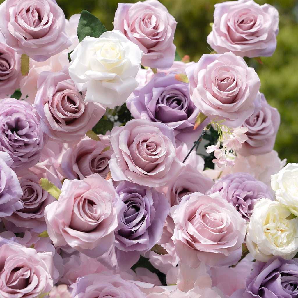 Alina | 5D Event-Ready Artificial Floral Wall Backdrop, Roll-Up Fabric | Shipping Included