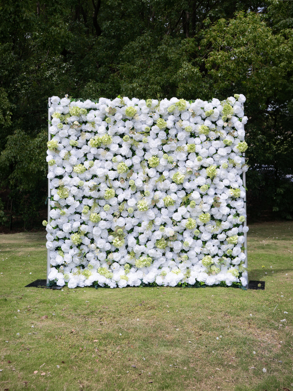 Novellea | 4D Event-Ready Artificial Floral Wall Backdrop, Roll-Up Fabric | Shipping Included