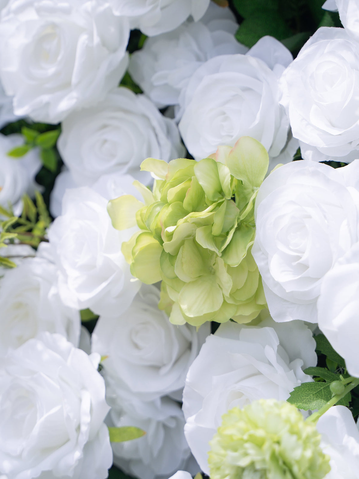 Novellea | 4D Event-Ready Artificial Floral Wall Backdrop, Roll-Up Fabric | Shipping Included