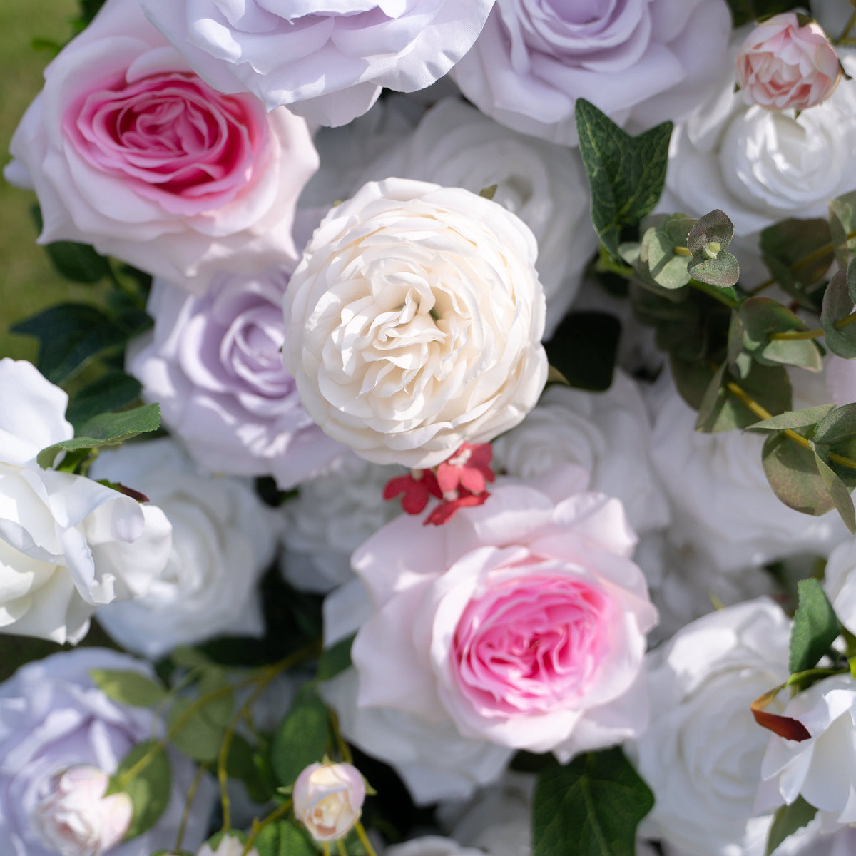 Marielle | 5D Event-Ready Artificial Floral Wall Backdrop, Roll-Up Fabric | Shipping Included