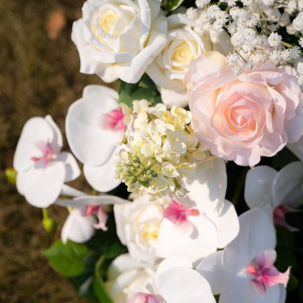 Nicolas | 5D Event-Ready Artificial Floral Wall Backdrop, Roll-Up Fabric | Shipping Included