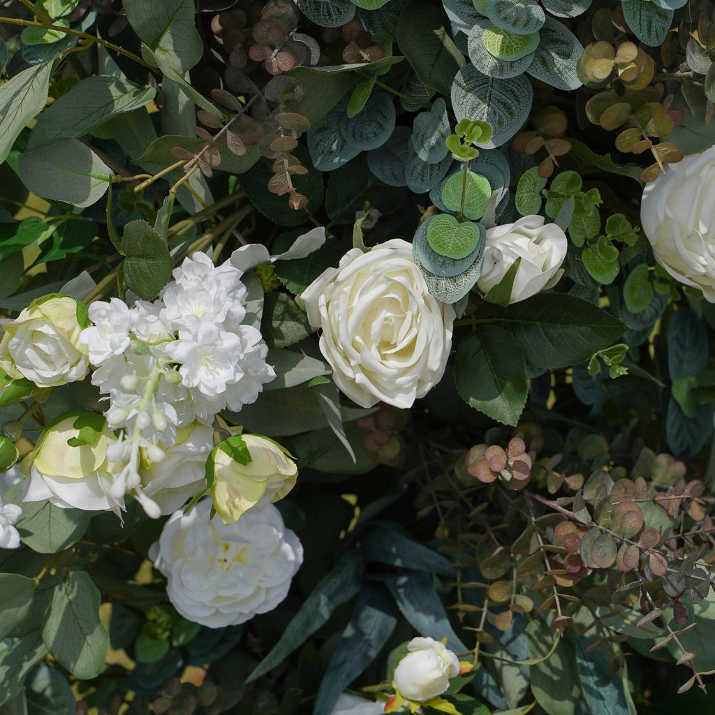 Z003:2023 New Wedding Party Background Floral Arch Decoration Including Frame Rose Morning