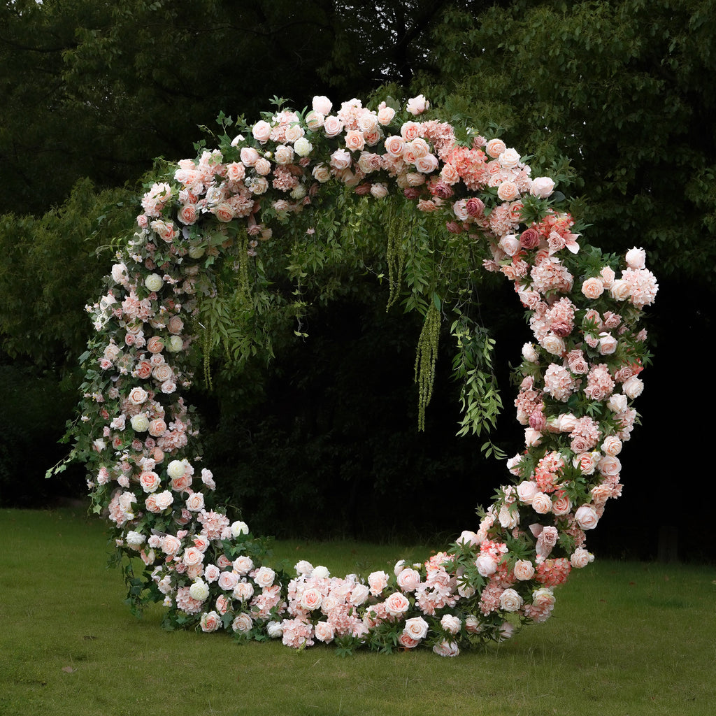 Beryl:2023 New Wedding Party Background Floral Arch Decoration Including Frame Rose Morning