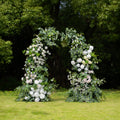 Brave - White Green Floral Arch with Frame for Wedding Party Event Backdrop Decoration