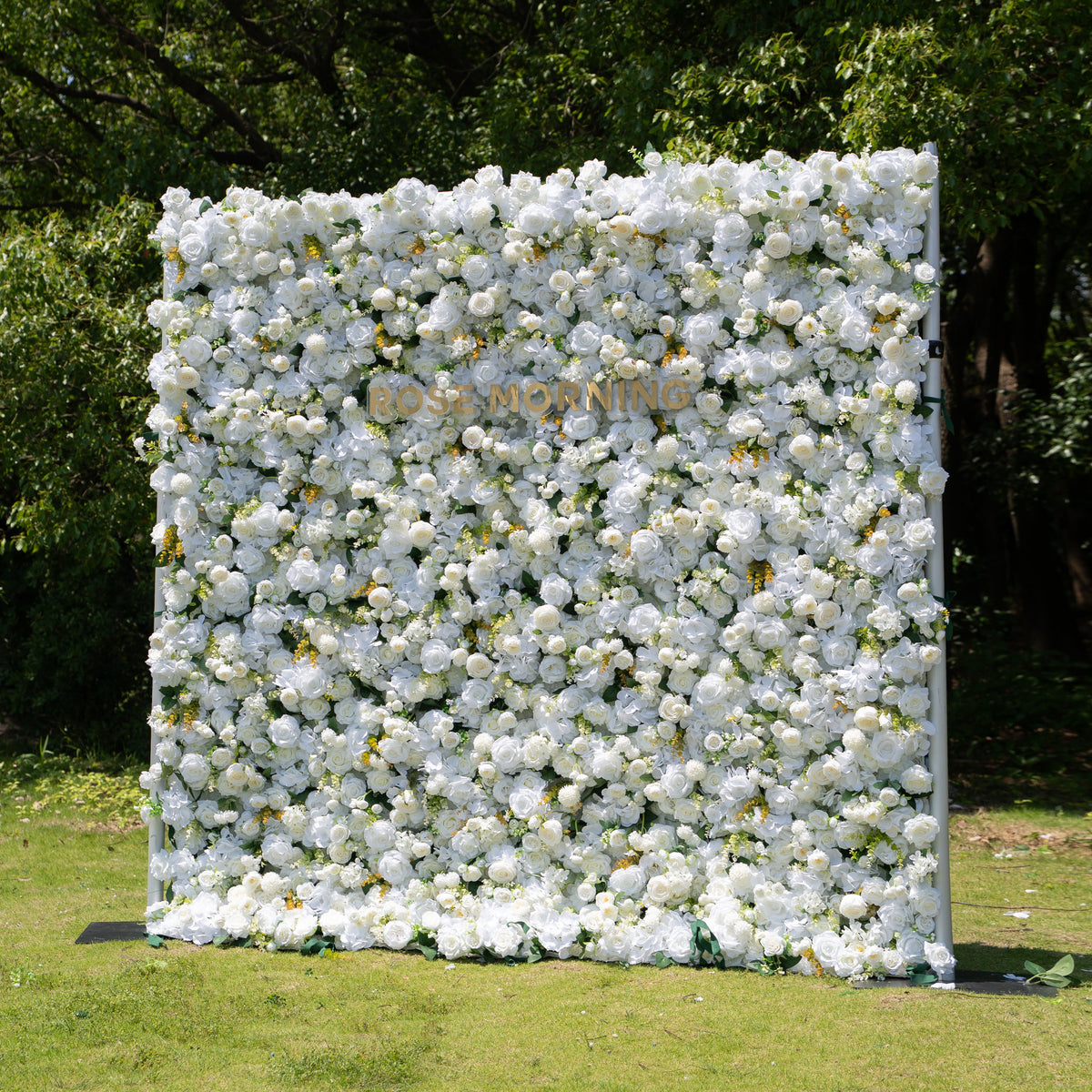 Labu | 3D Event-Ready Artificial Floral Wall Backdrop, Roll-Up Fabric | Shipping Included