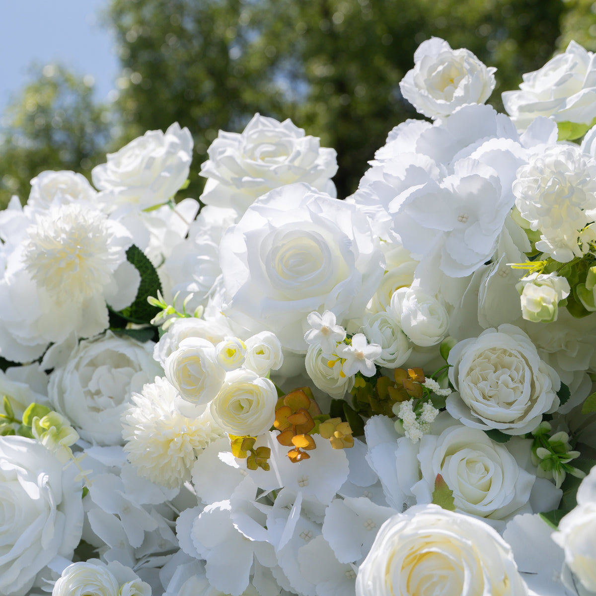 Labu | 3D Event-Ready Artificial Floral Wall Backdrop, Roll-Up Fabric | Shipping Included