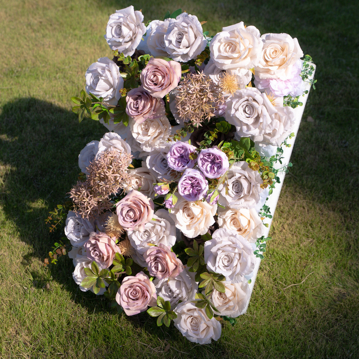 Amar | 5D Event-Ready Artificial Floral Wall Backdrop, Roll-Up Fabric | Shipping Included